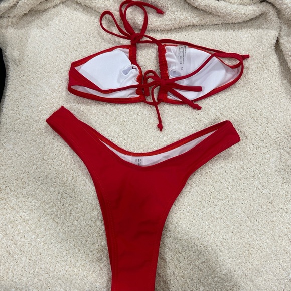 Red Bikini Set - Picture 2 of 2